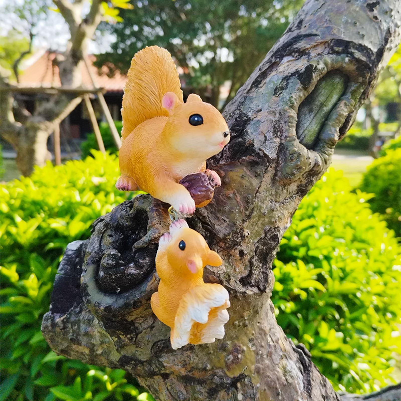 Garden Squirrel Ornament Resin - đánh giá và giá Bonsai Garden Art