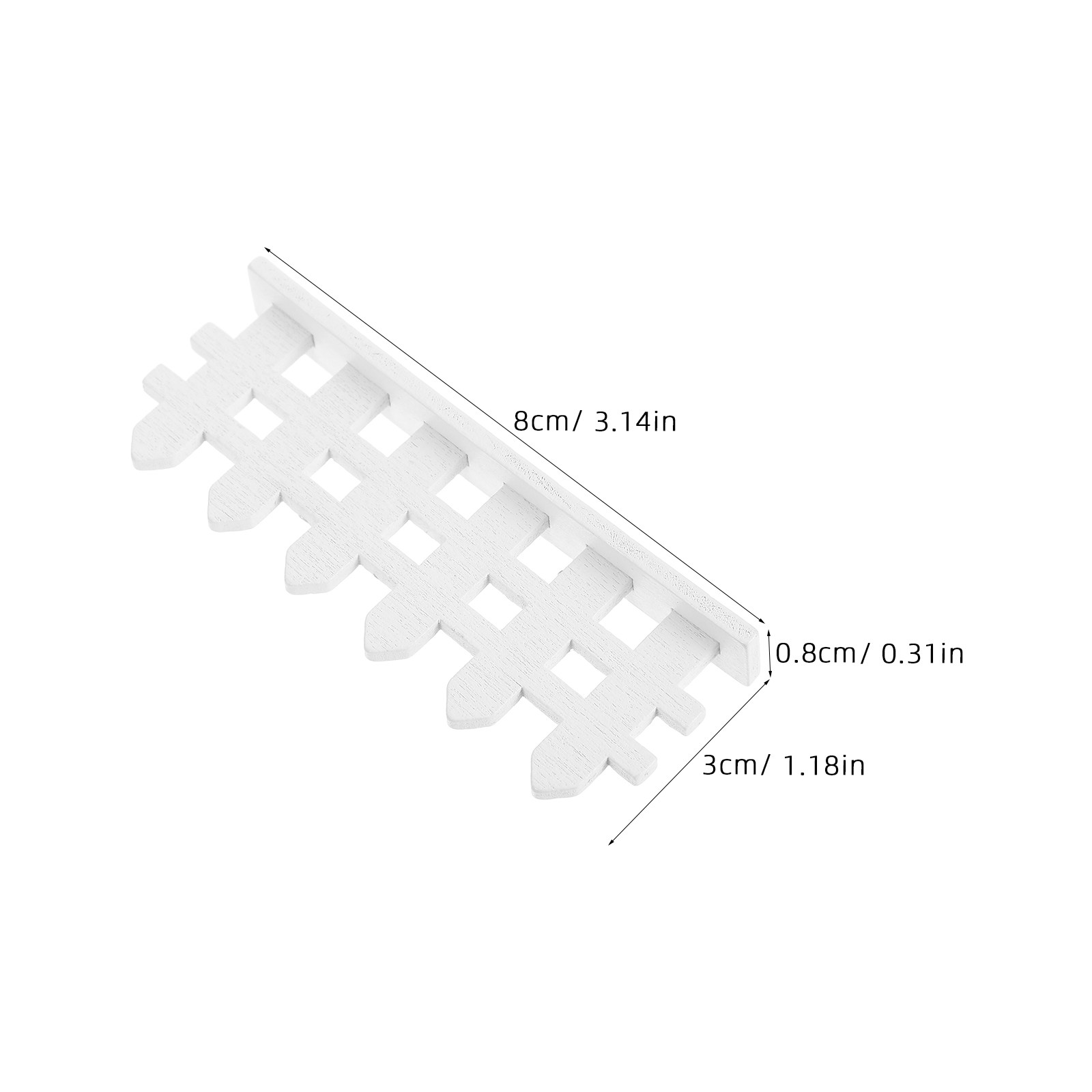 12Pcs Miniature Wooden Fence W - đánh giá và giá Bonsai Garden Landscape Design