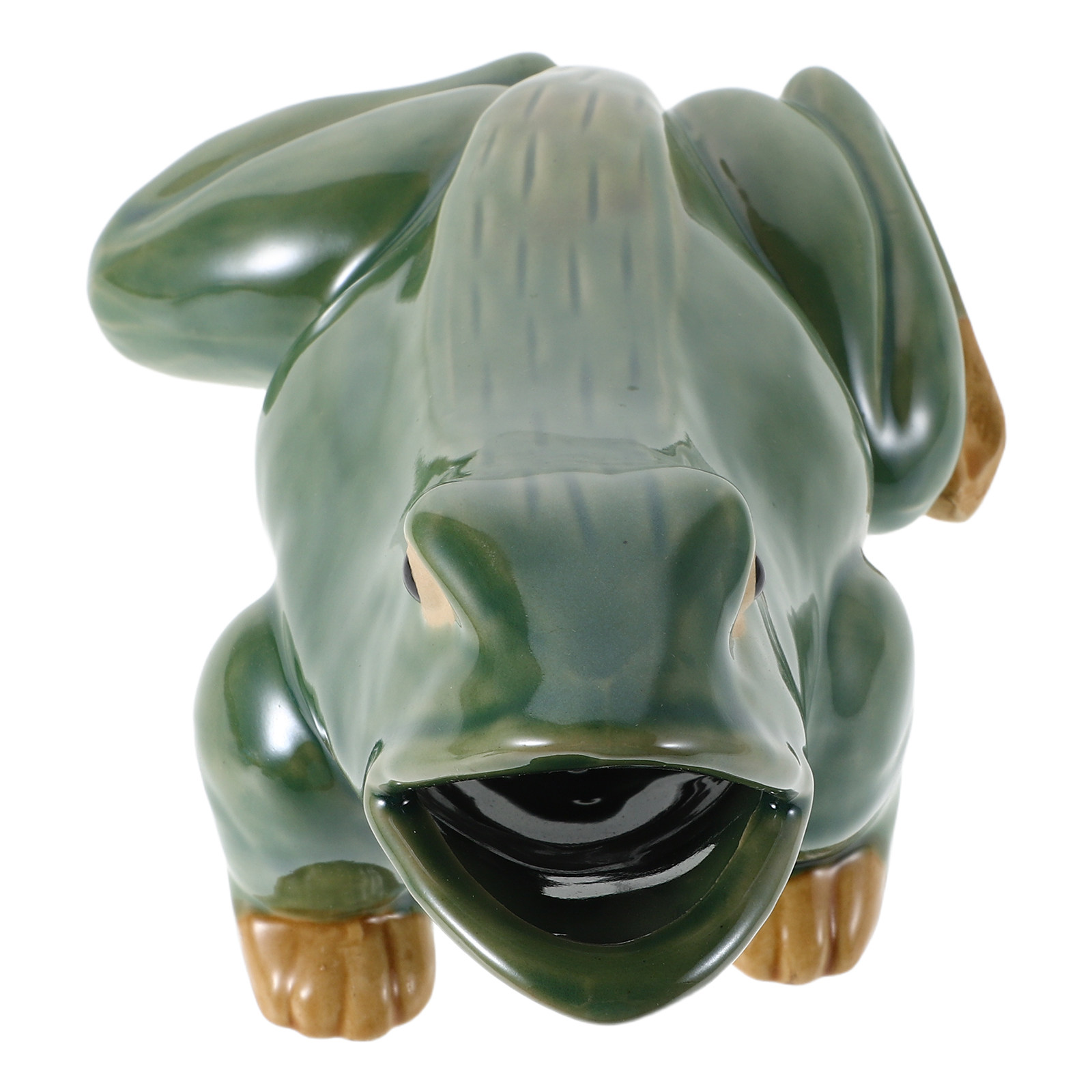 Ceramic Frog Statue Realistic  - đánh giá và giá Bonsai Garden Landscape Design