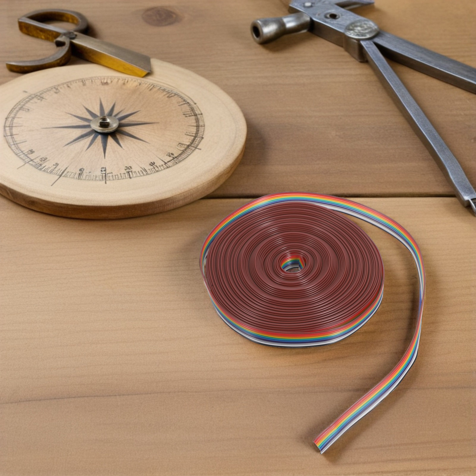 1 Roll Flat Ribbon Cable Idc 1 - đánh giá và giá Copper Wire Roll